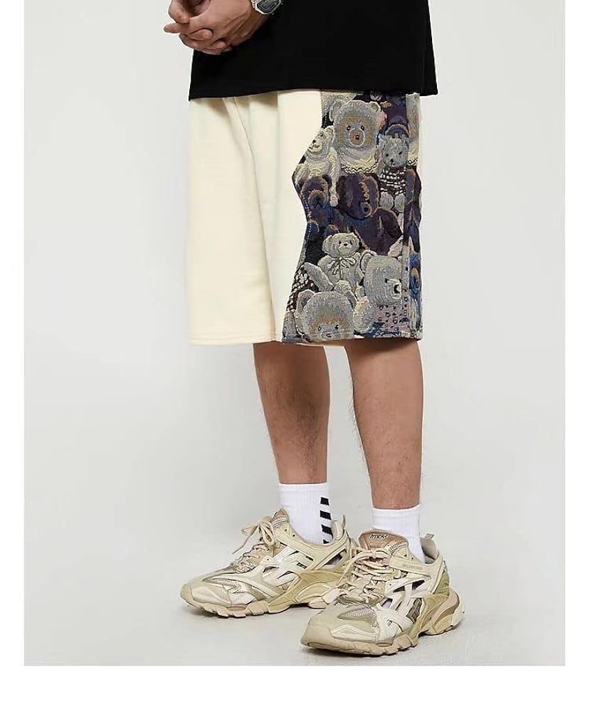Amazon.com: KOWVOWZ Streetwear Graphic Long Shorts Men Teen